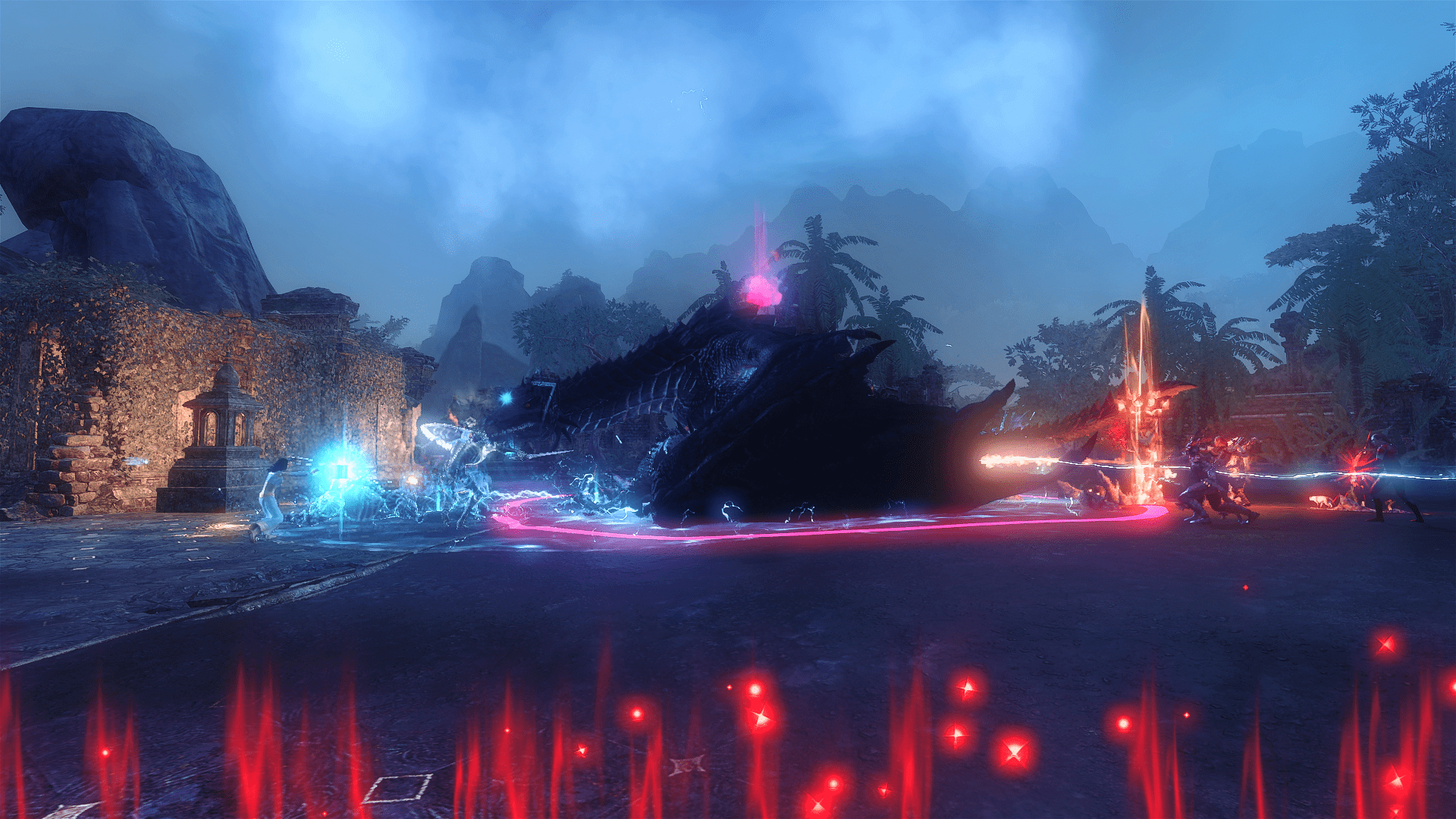 Guild group preparing to hunt dragons