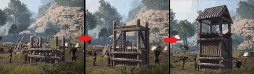 Siege camp progress from writhing wall event dailies