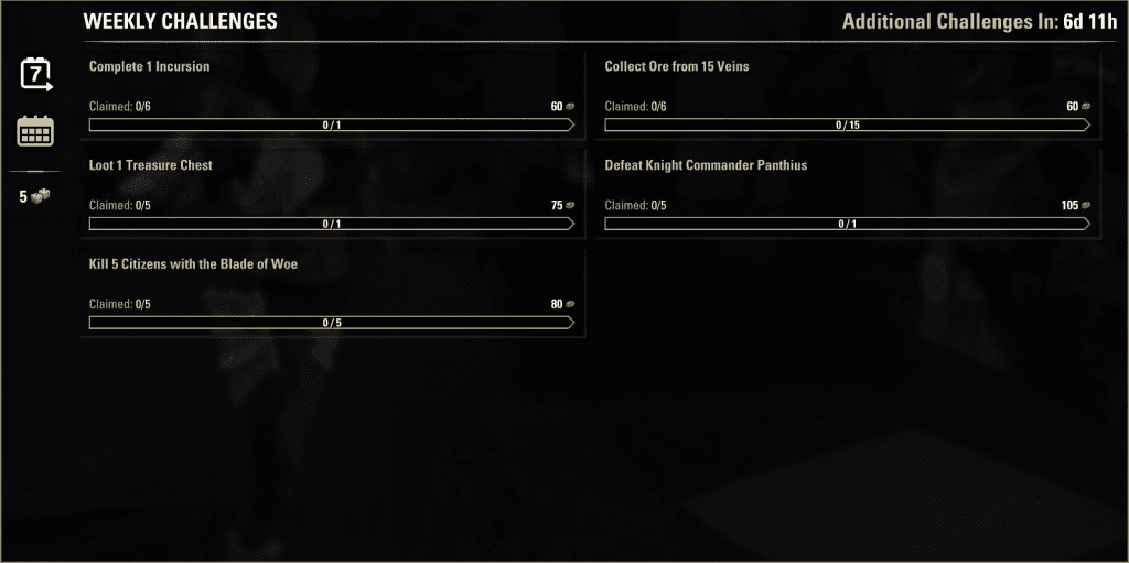 Weekly Challenges